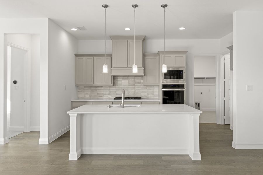 Representative furnished interior of a home built from the Rockport by Windsor Homes in Anna Town Square, Anna (Image 6).