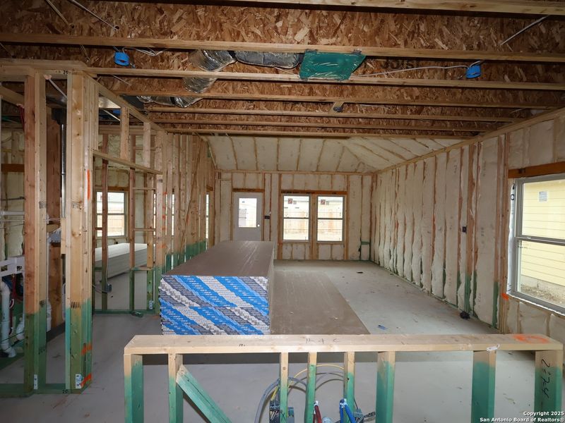 In-progress construction of a new home in Winding Brook, San Antonio, TX (Image 33).