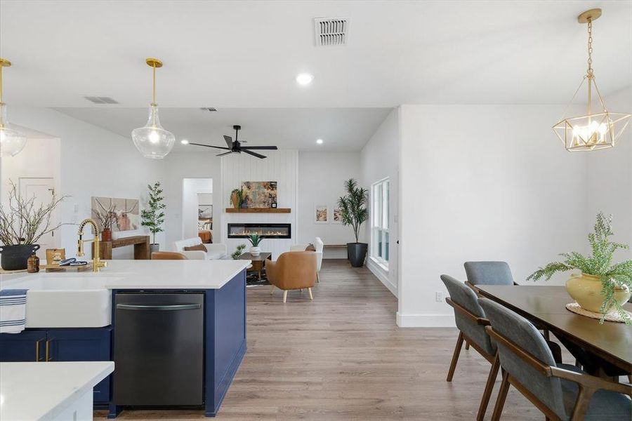 Furnished interior view inside a new home in , Wills Point (Image 18).