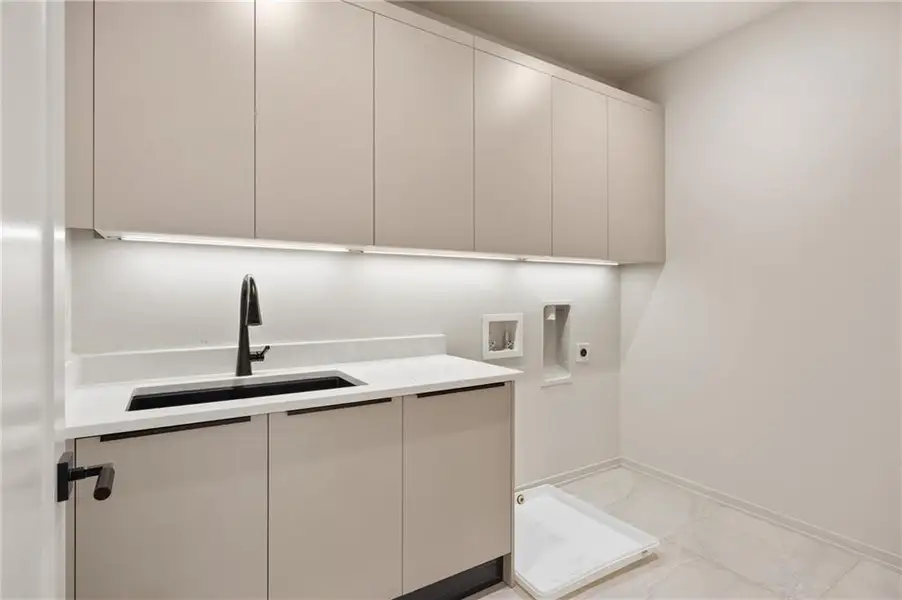 Furnished interior view inside a new home in , Sandy Springs (Image 43).