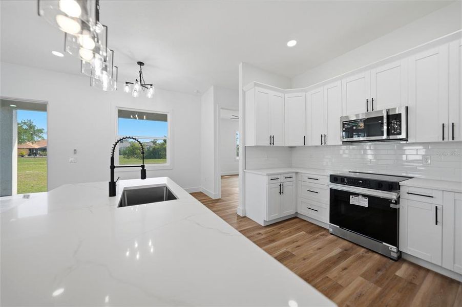 Furnished interior view inside a new home in , Punta Gorda (Image 10).