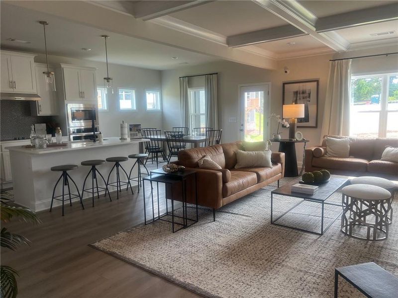 Furnished interior view inside a new home in Crofton Place Enclave, Snellville (Image 19).