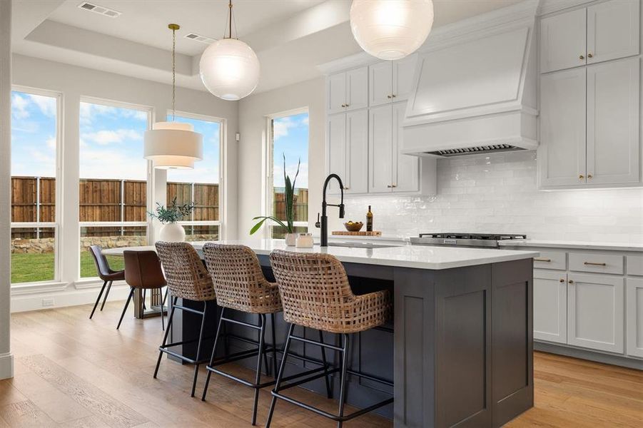 Furnished interior view inside a new home in , Prosper (Image 26).