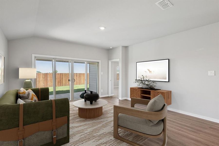 Photo is not of the actual home, but is an inspirational photo of builder’s model home and may depict options, furnishings, and/or decorator features that are not included.