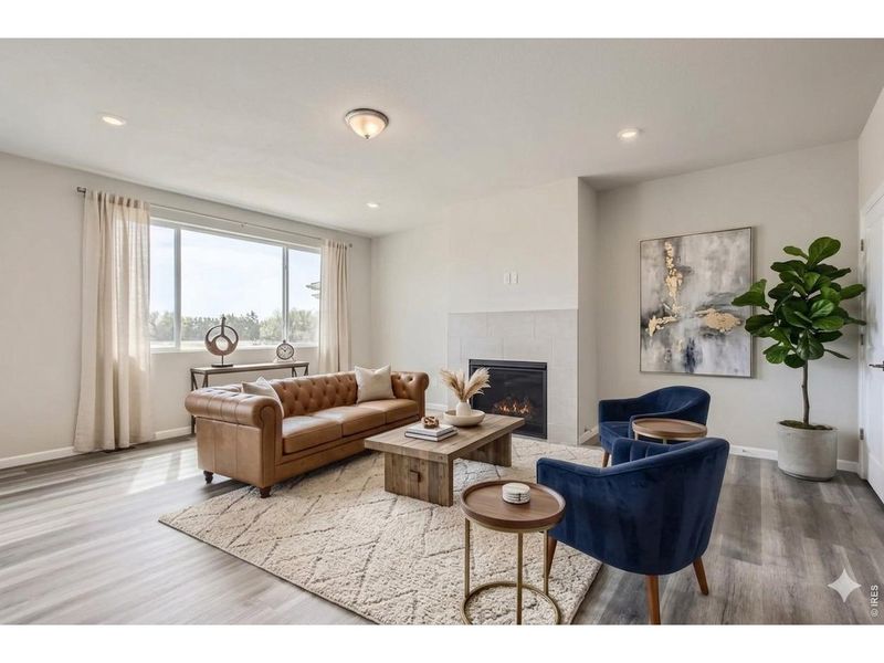 Furnished interior view inside a new home in Country Club Reserve, Fort Collins (Image 5).