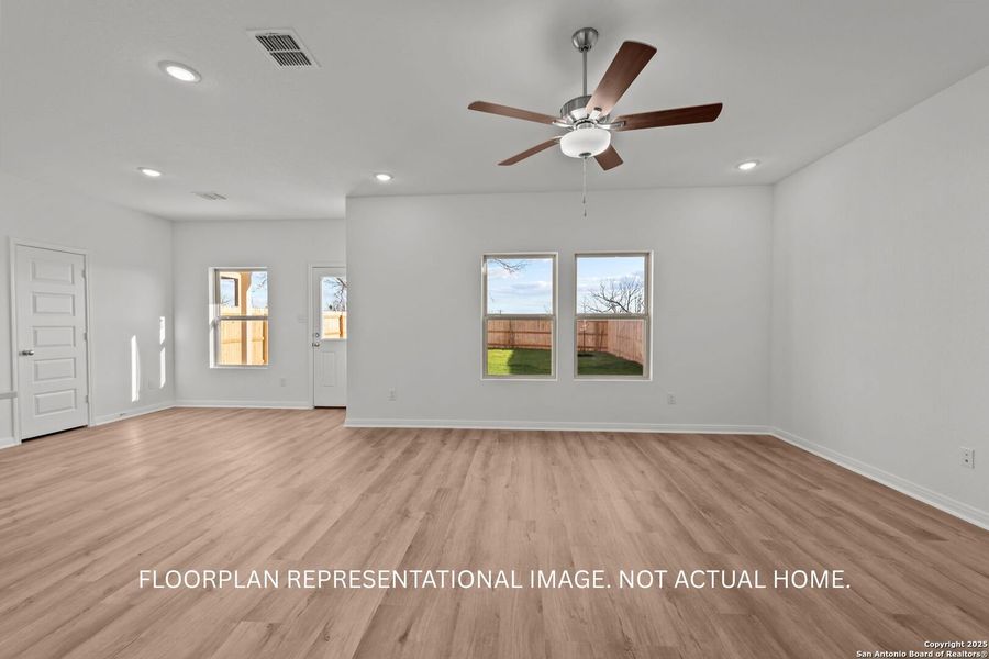 Spacious, unfurnished interior of a new home in Park Place, New Braunfels (Image 12). Spacious, unfurnished interior of a new home in Park Place, New Braunfels (Image 12).