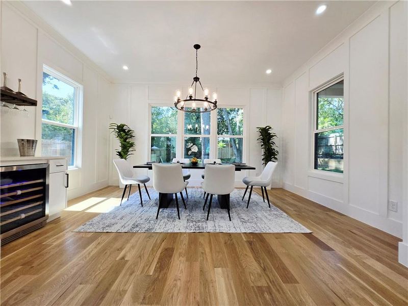 Furnished interior view inside a new home in , Atlanta (Image 30).