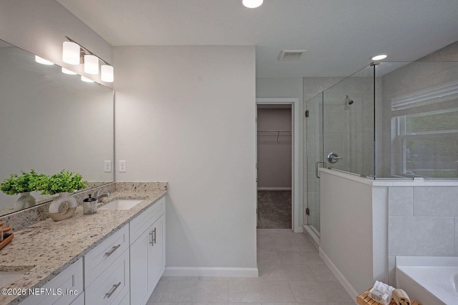 Furnished interior view inside a new home in , Jacksonville (Image 43).