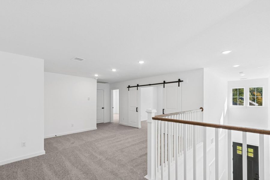 Versatile loft upstairs