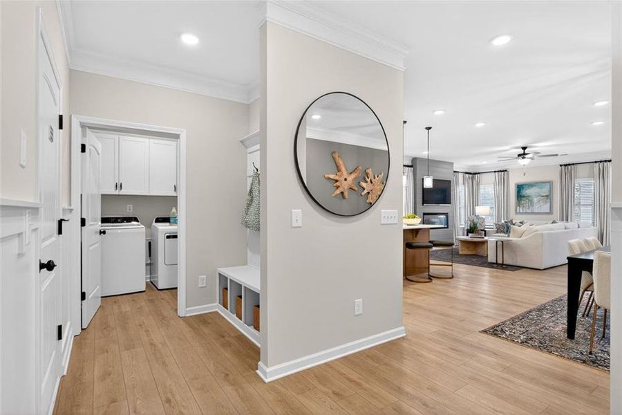 Furnished interior view inside a new home in Southbend, Rome (Image 23).