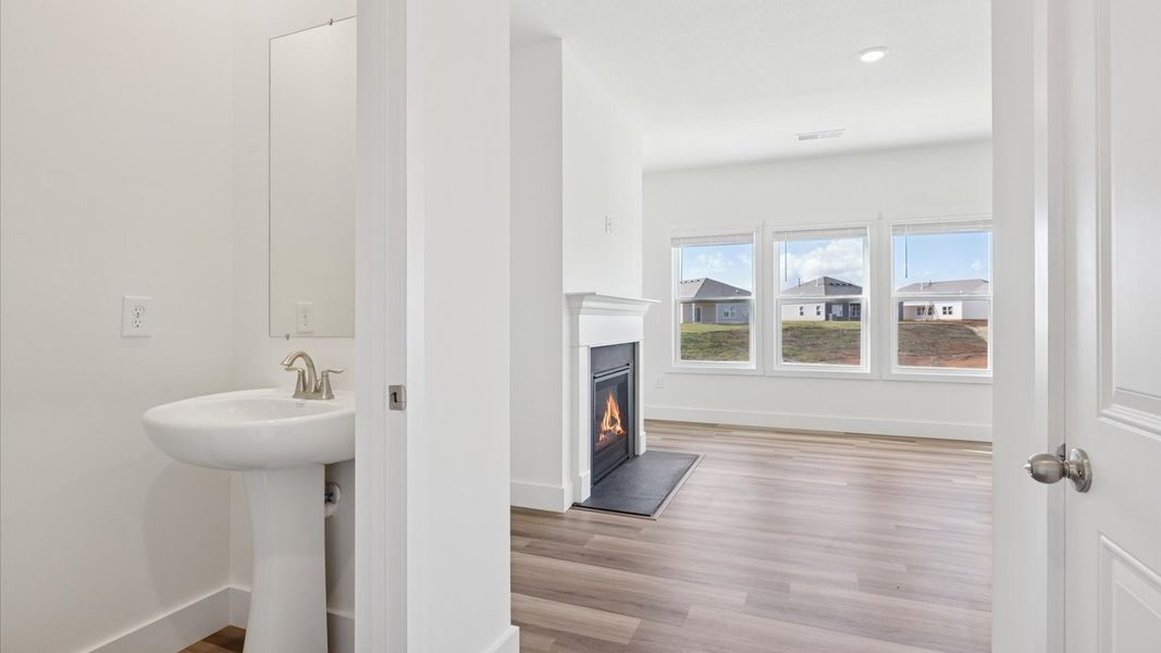 Furnished interior view inside a new home in Millstone Village, Morristown (Image 6).