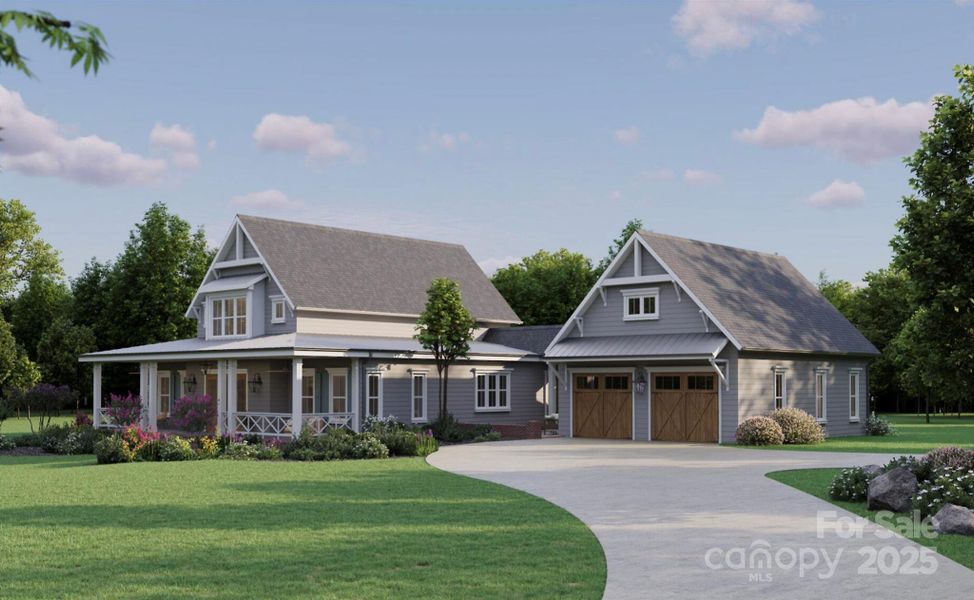 Front Exterior - Artist Rendering of Proposed Home