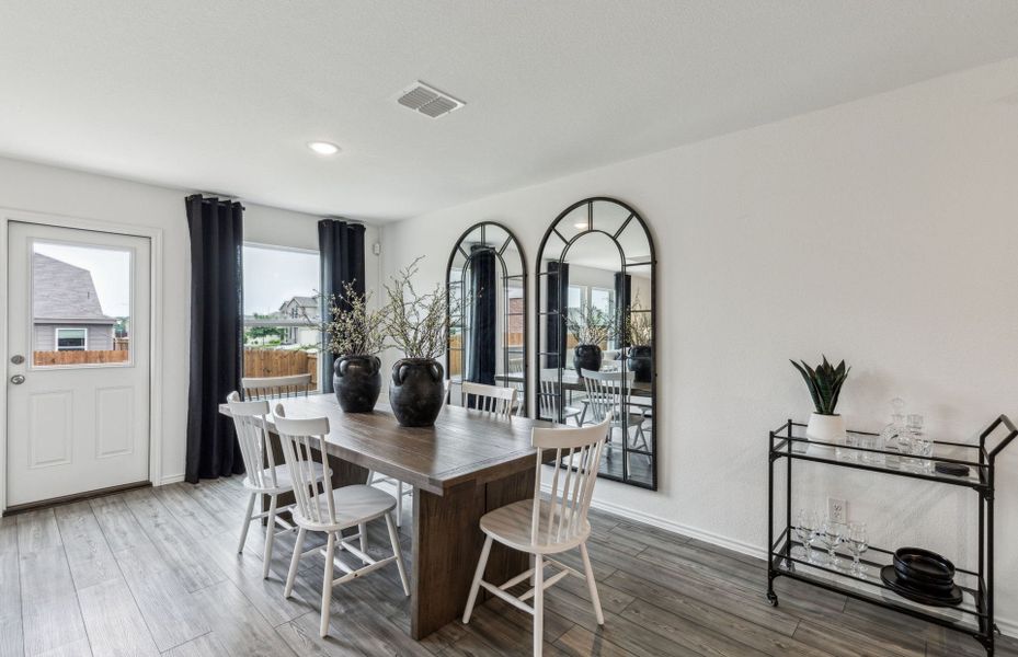 Furnished interior view inside a new home in Elizabeth Creek, Haslet (Image 15).