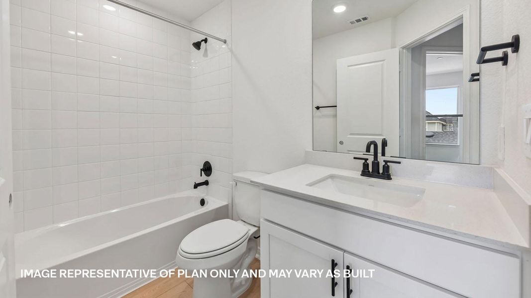 Furnished interior view inside a new home in Avery Centre, Round Rock (Image 13).