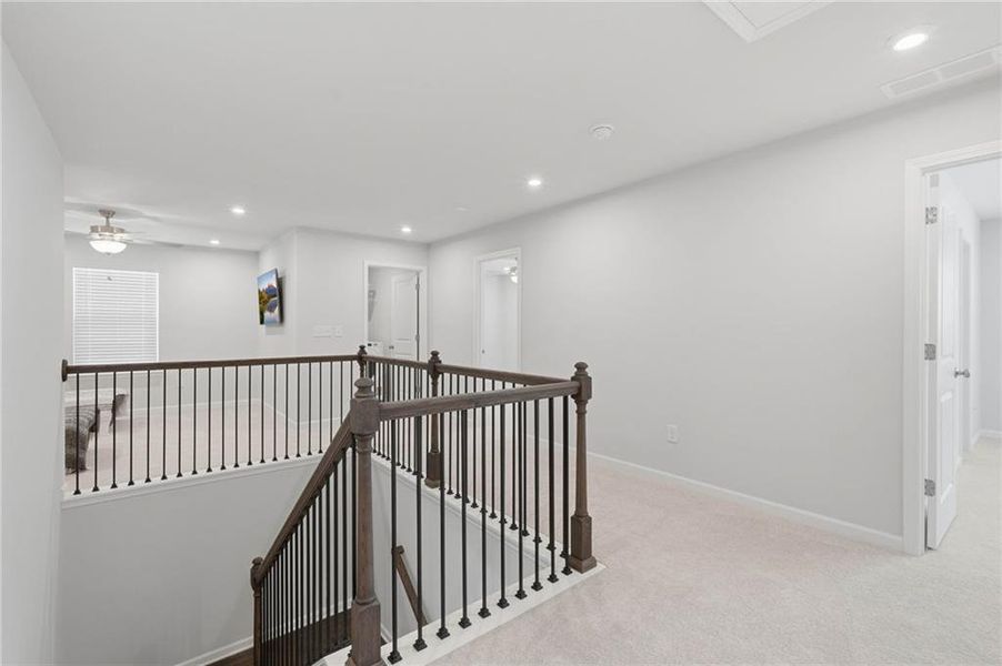 Spacious, unfurnished interior of a new home in Berkeley Mill, Cumming (Image 23).