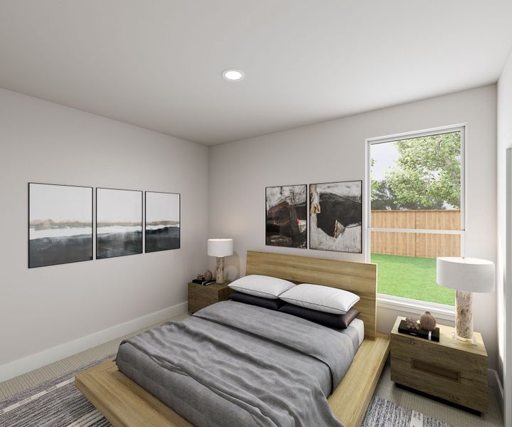 Furnished interior view inside a new home in Landmark, Denton (Image 12).