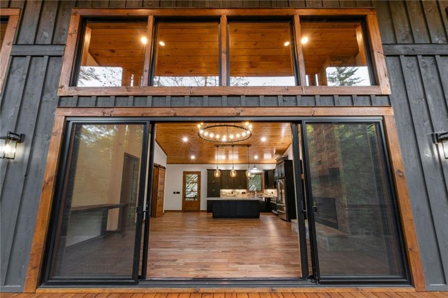 Exterior details and patio area of a home in , East Ellijay (Image 26). Exterior details and patio area of a home in , East Ellijay (Image 26).