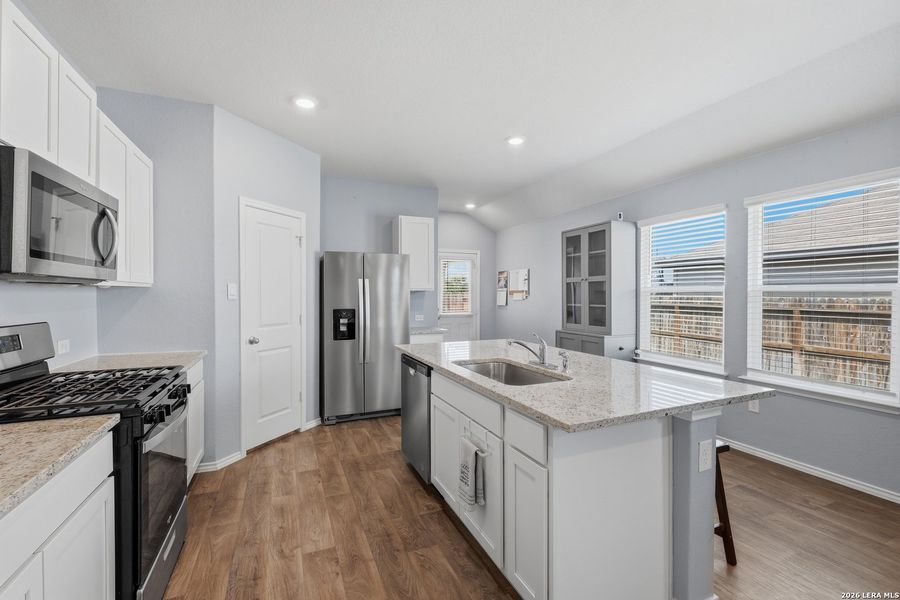 Furnished interior view inside a new home in Preserve at Medina, Von Ormy (Image 28).