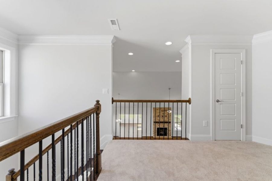 Representative unfurnished interior of a home built from the Hampton by Keystone Homes NC in Preserve at Carriage Cove, Oak Ridge (Image 108).