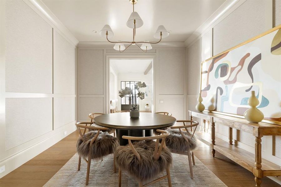 Furnished interior view inside a new home in , Frisco (Image 13).