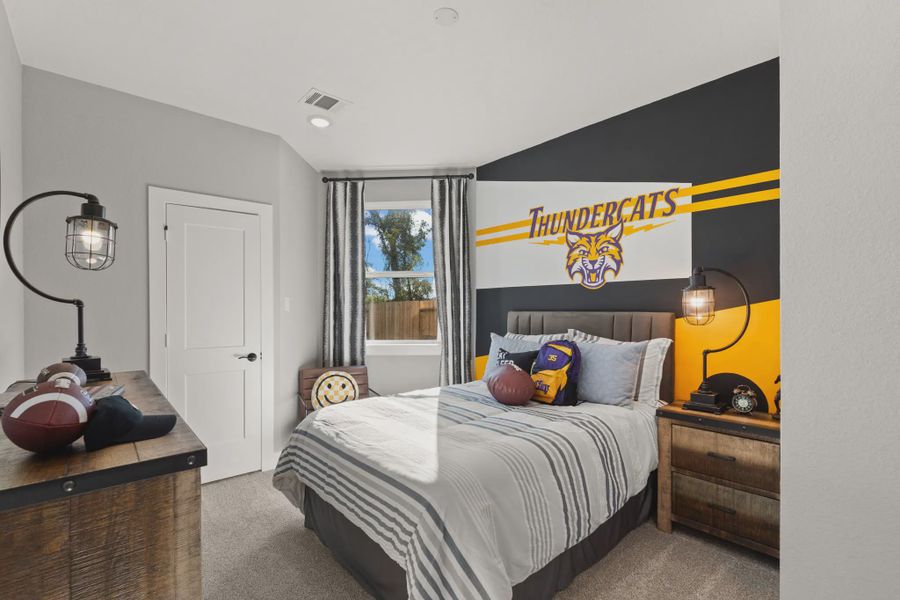 Representative furnished interior of a home built from the Oakdale by Chesmar Homes in Sienna Courtyard, Missouri City (Image 6).
