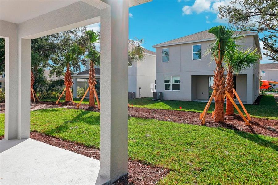 Rear Covered Lanai & View