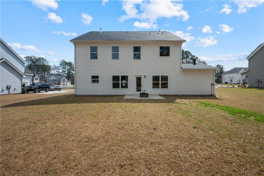 Exterior details and patio area of a home in Stephen's Landing, Loganville (Image 3). Exterior details and patio area of a home in Stephen's Landing, Loganville (Image 3).