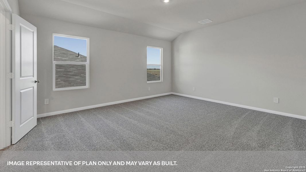 Spacious, unfurnished interior of a new home in Whisper South, San Marcos (Image 28).
