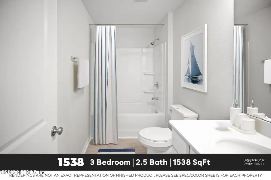 Furnished interior view inside a new home in , Jacksonville (Image 3). Furnished interior view inside a new home in , Jacksonville (Image 3).