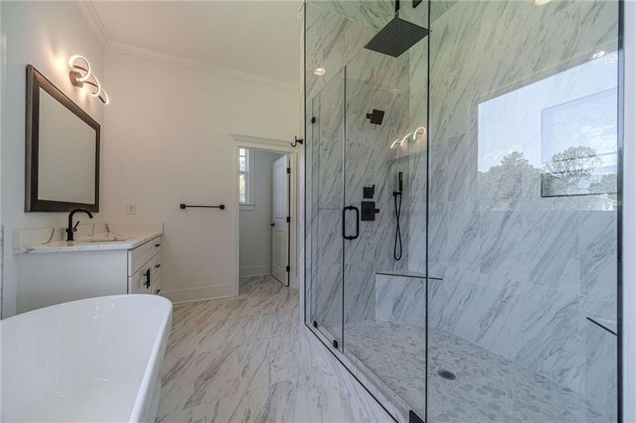 Furnished interior view inside a new home in , Dacula (Image 6).