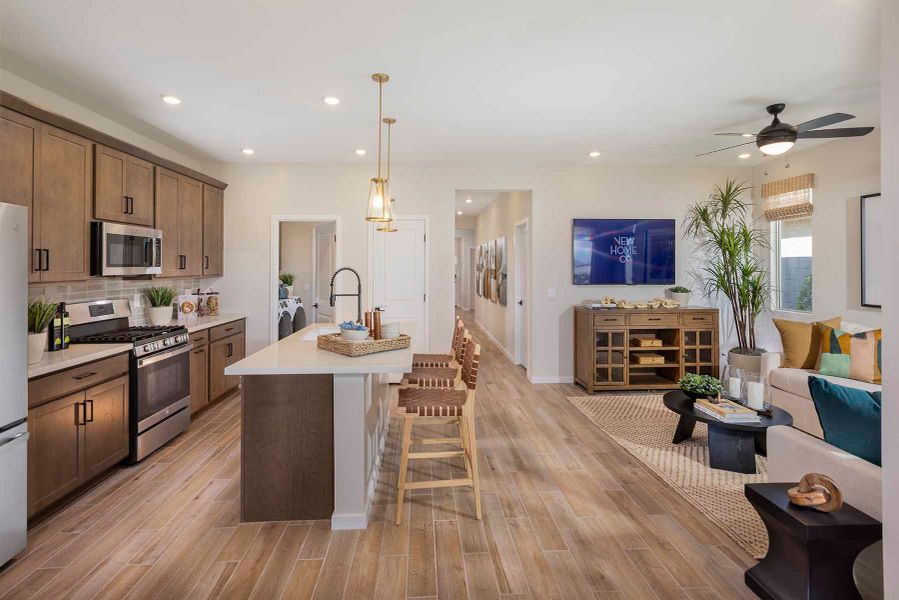 Representative furnished interior of a home built from the 3502 by Risewell Homes in Frontera, Surprise (Image 4).