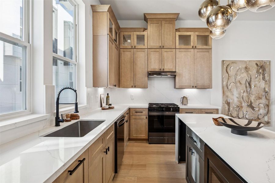 Furnished interior view inside a new home in , Houston (Image 18).