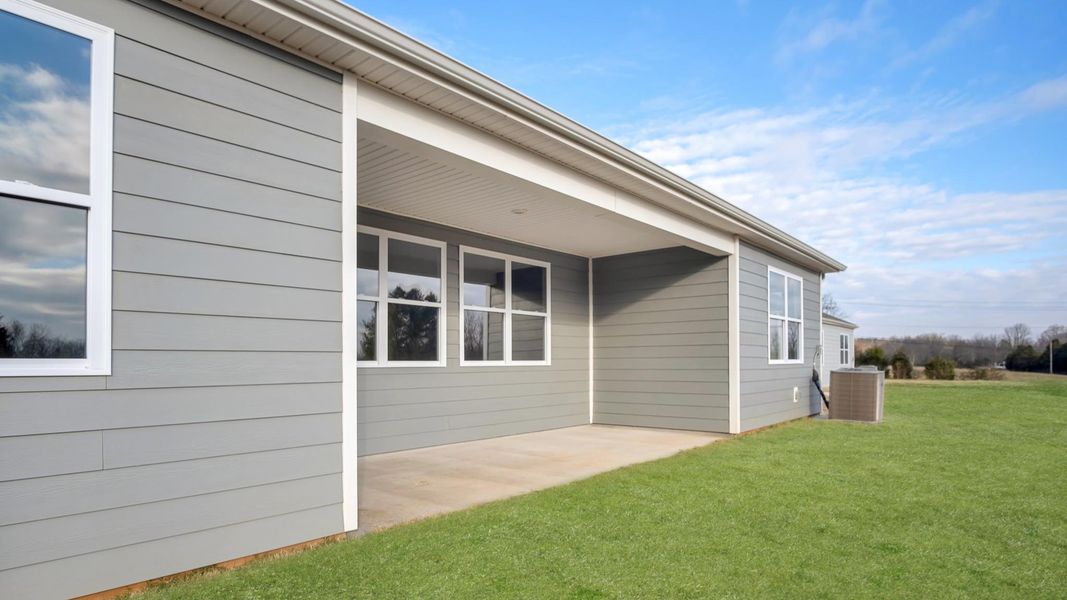 Exterior details and patio area of a home in Timberwalk, Cookeville (Image 2). Exterior details and patio area of a home in Timberwalk, Cookeville (Image 2).