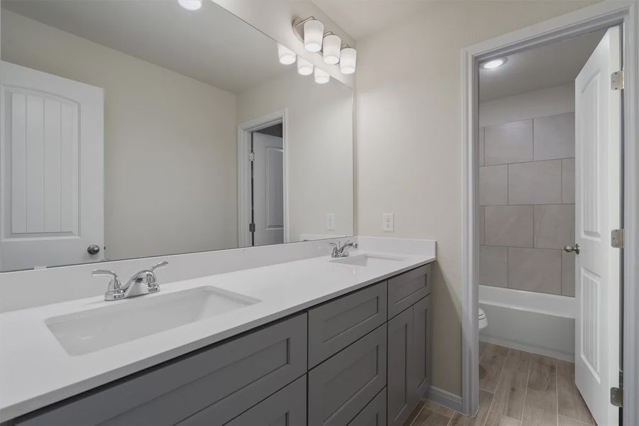 Furnished interior view inside a new home in Levy Crossing, Killeen (Image 4).