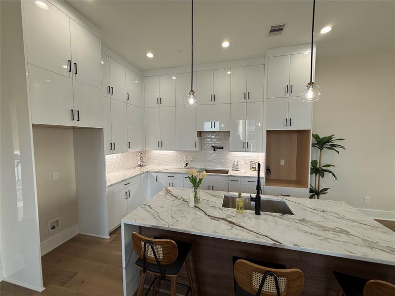 Furnished interior view inside a new home in , Houston (Image 6).
