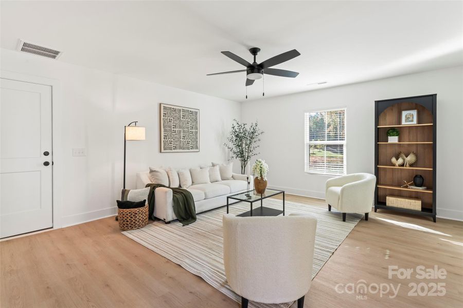 Furnished interior view inside a new home in , Fort Mill (Image 11).
