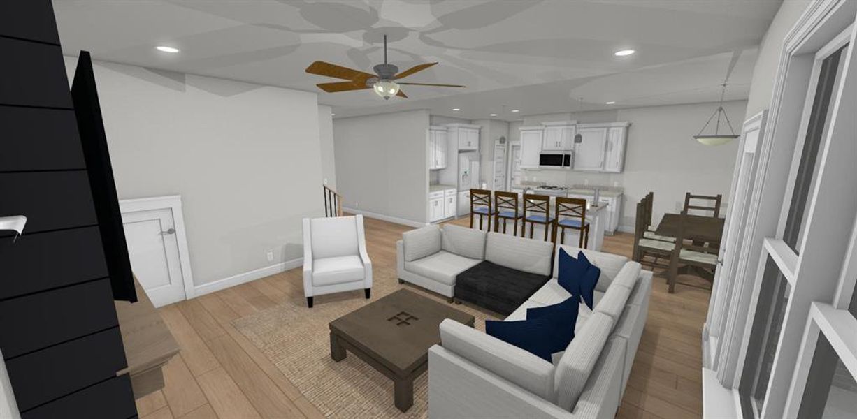 Furnished interior view inside a new home in , Sherman (Image 8).