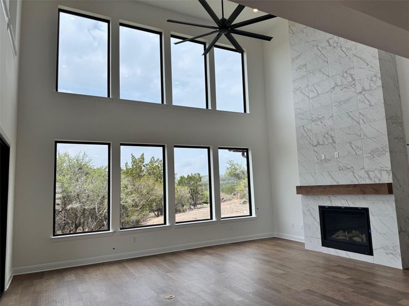 Spacious, unfurnished interior of a new home in The Hollows Sanctuary - 85', Jonestown (Image 22). Spacious, unfurnished interior of a new home in The Hollows Sanctuary - 85', Jonestown (Image 22).