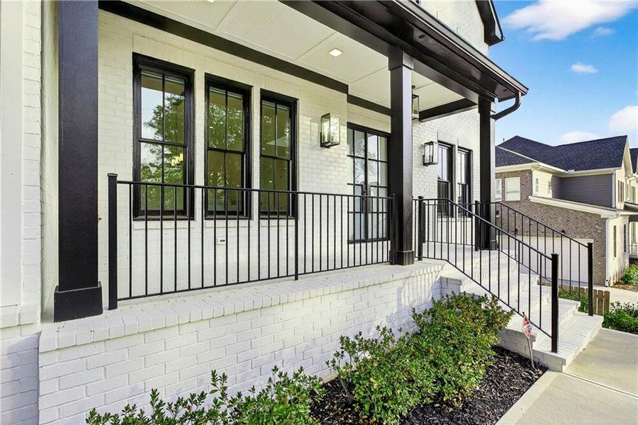 Exterior details and patio area of a home in , Marietta (Image 50).