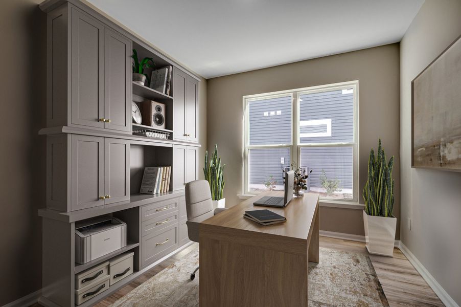 Furnished interior view inside a new home in Ambridge, Conway (Image 6).