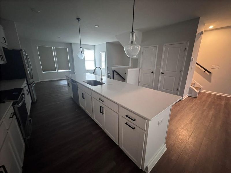 Furnished interior view inside a new home in , Atlanta (Image 11).