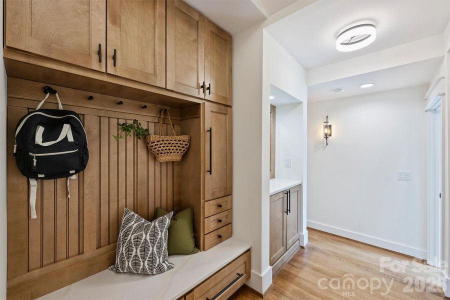 Furnished interior view inside a new home in , Charlotte (Image 41).