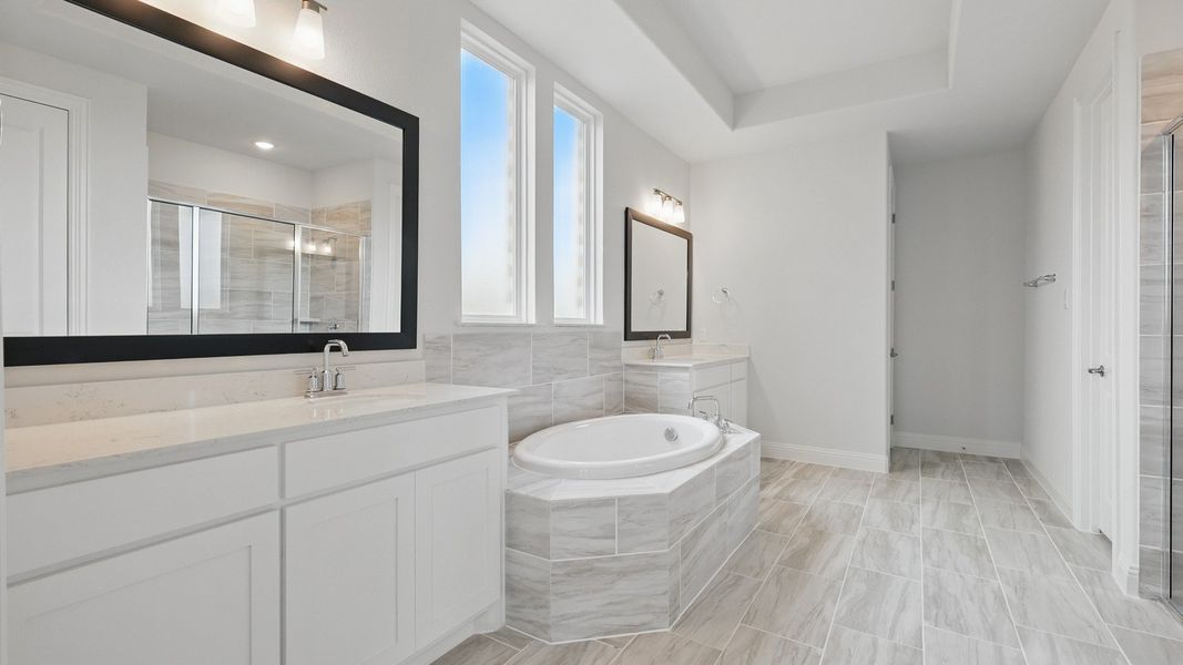 Representative furnished interior of a home built from the Brown by DRB Homes in Anna Ranch, Anna (Image 21).