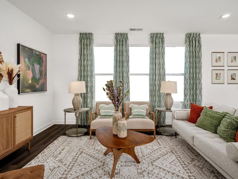 Furnished interior view inside a new home in Sage Farms, White House (Image 9).