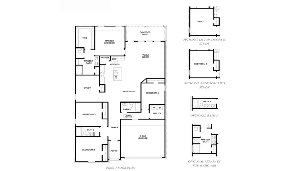 2D floor plan layout of this home in Blue Heron Estates, Beasley, TX (Image 4). 2D floor plan layout of this home in Blue Heron Estates, Beasley, TX (Image 4).