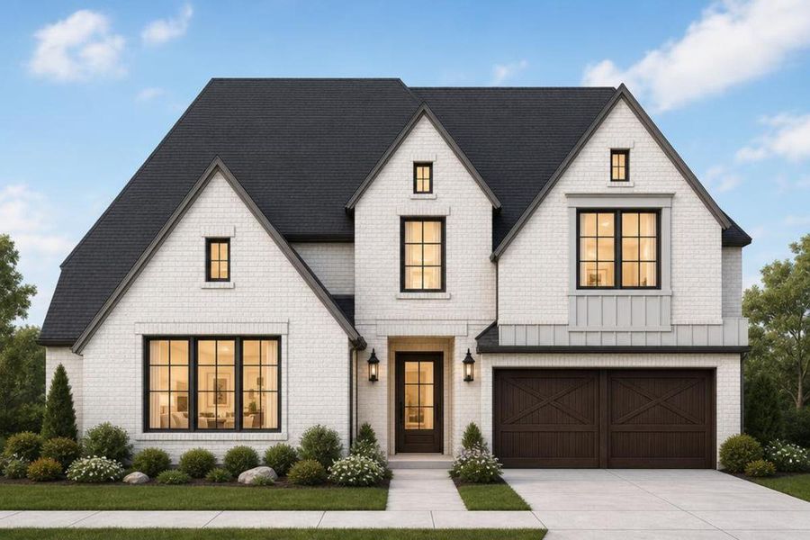 Representative exterior photo of a completed home built from the Grand Silverwood by Grand Homes in Monterra, Fate, TX (Image 20).