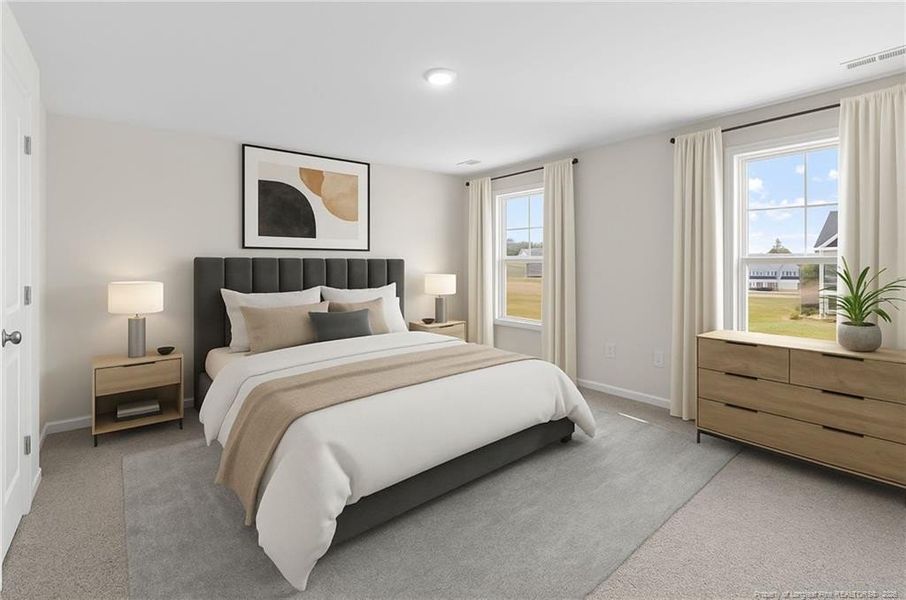 Primary Bedroom - Virtually Staged Primary Bedroom - Virtually Staged