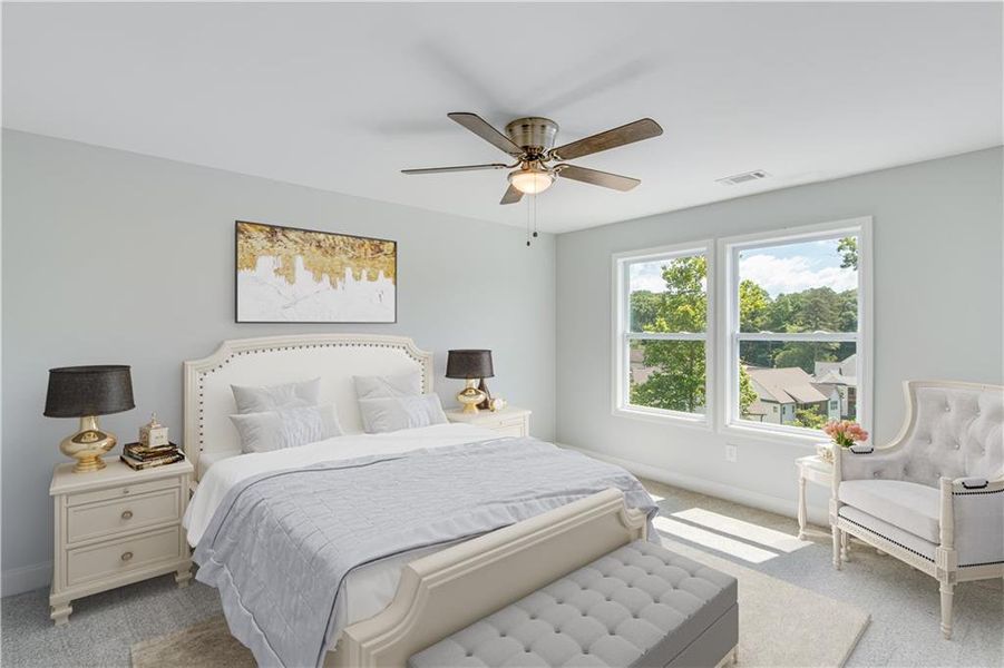 Furnished interior view inside a new home in , Gainesville (Image 6).