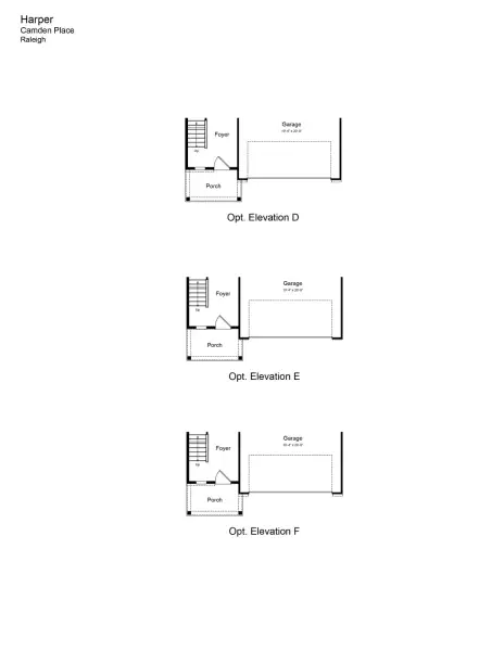 2D floor plan layout of this home in Camden, Angier, NC (Image 3).