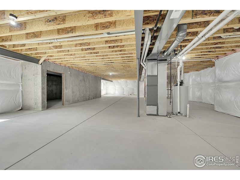 Unfinished Basement Unfinished Basement